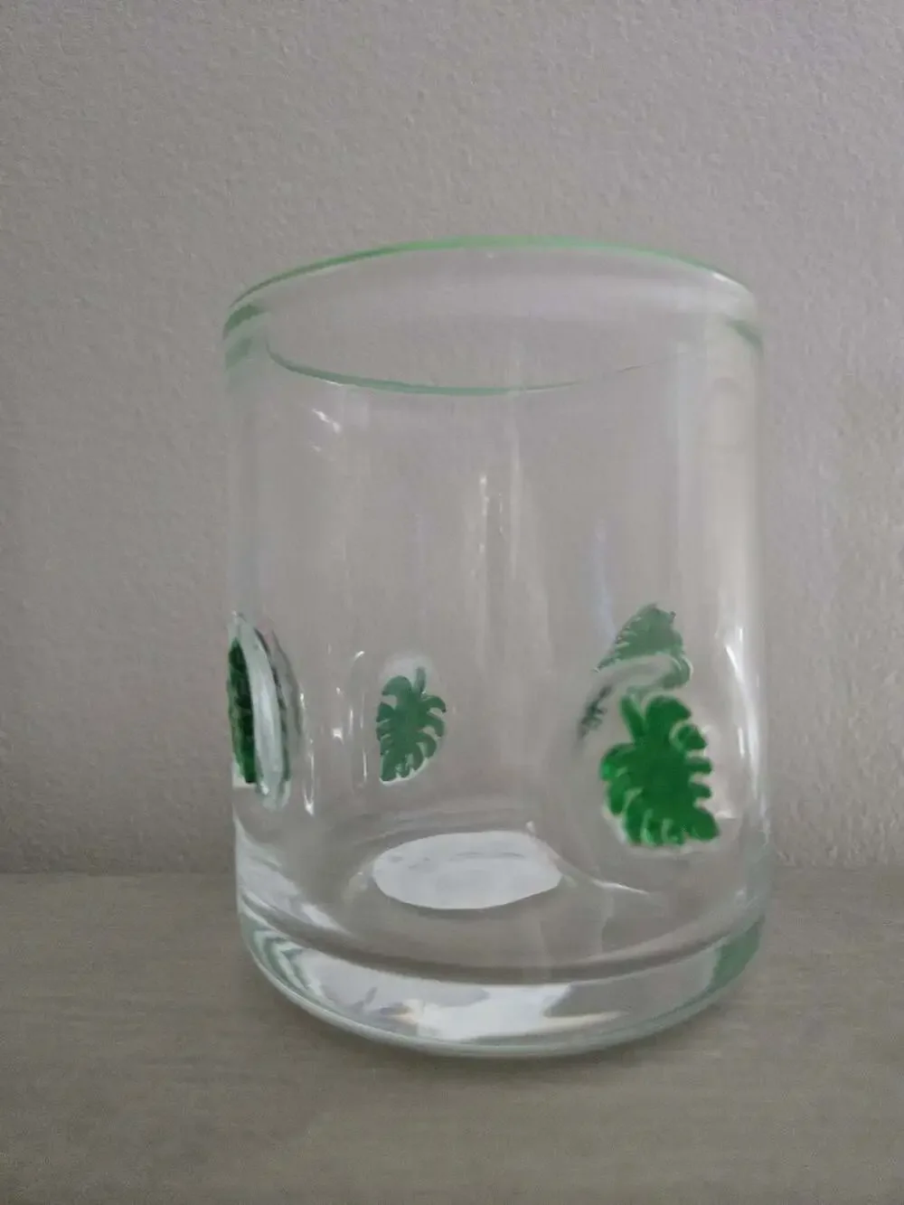 New Madison Home 16 fl oz Icon Juice Glass - Monstera Leaf